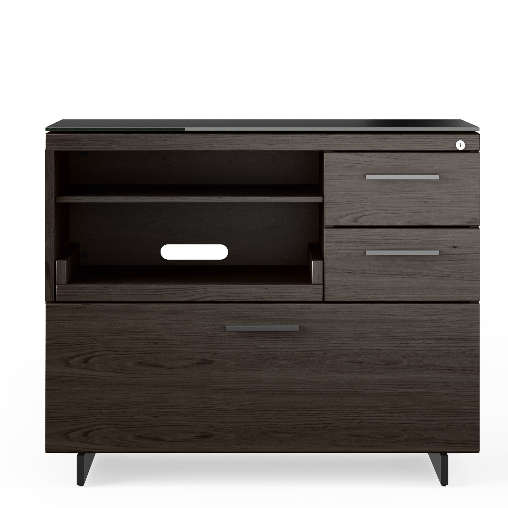 BDI Sequel Multifunction Cabinet Charcoal Grey Black 