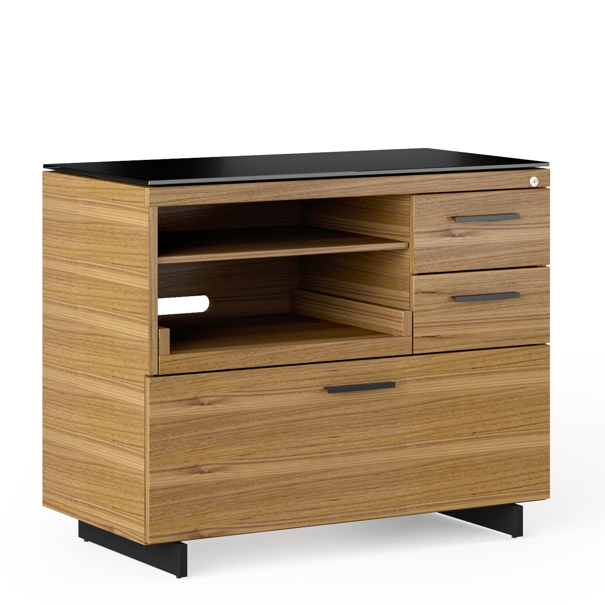 BDI Sequel Multifunction Cabinet natural walnut black 