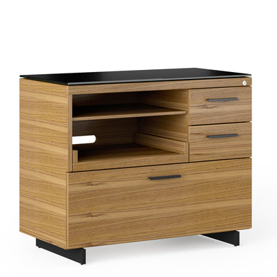 BDI Sequel Multifunction Cabinet natural walnut black GALLERY