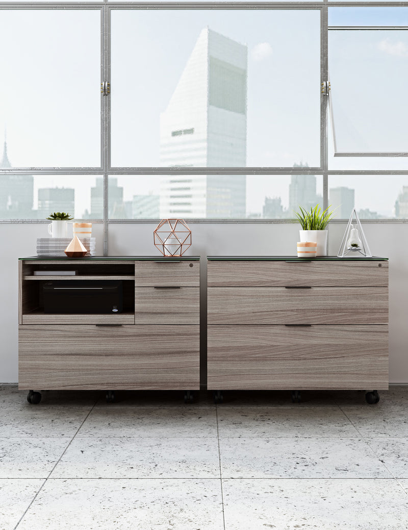 BDI 6917 Sigma Multifunction cabinet with Sigma lateral file GALLERY
