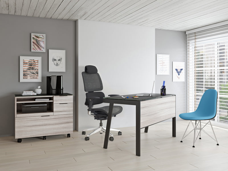 BDI 6917 Sigma Multifunction cabinet Strata with Sigma desk GALLERY