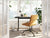 BDI Stance lift Desk 6650 wiht yellow desk chair in light and airy room GALLERY