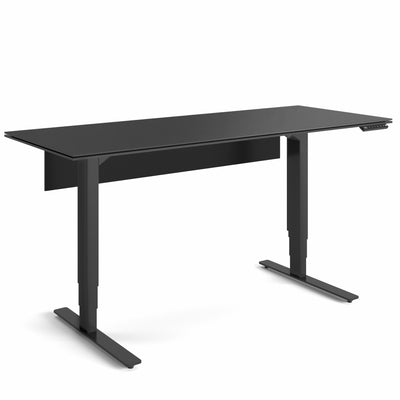 BDI Stance 6651 Lift Desk with 6657 Modesty panel GALLERY
