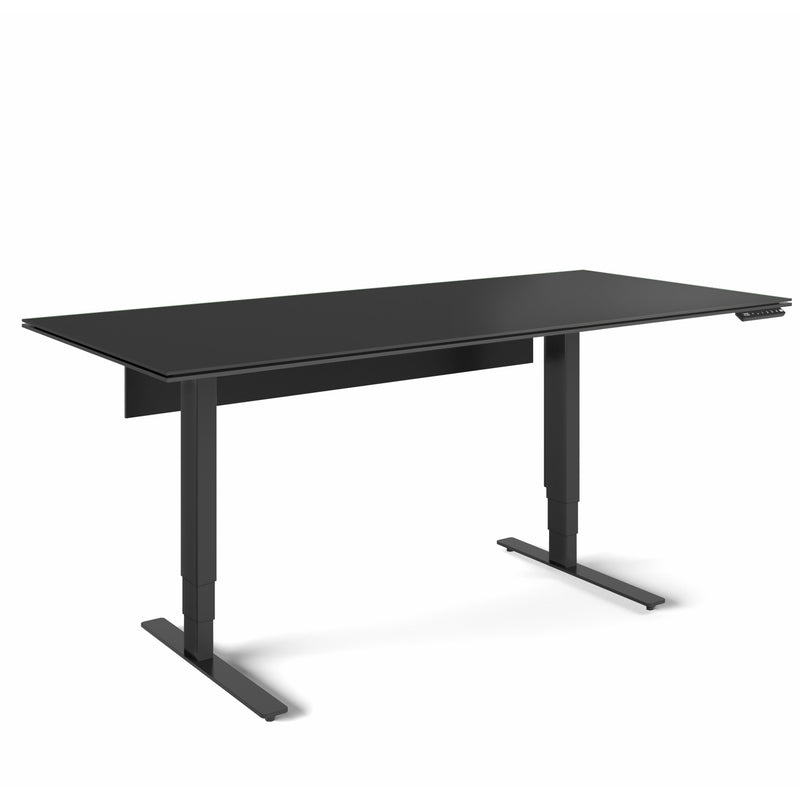 BDI Stance 6652 Lift Desk with 6657 Modesty panel GALLERY